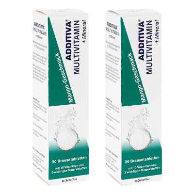 Additiva Multivitamin + Mineral Mango-Geschmack Brausetabletten 2x20 stk von Dr.B.Scheffler Nachf. GmbH & Co. KG PZN 08107208