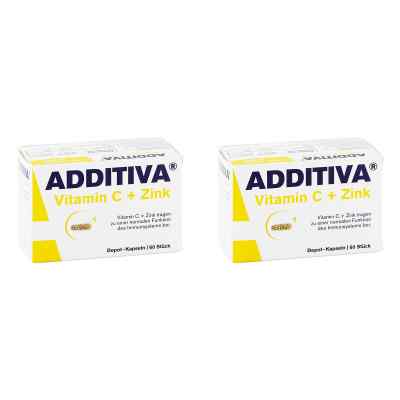Additiva Vitamin C Depot 300 mg Kapseln 2x60 stk von Dr.B.Scheffler Nachf. GmbH & Co. KG PZN 08107219
