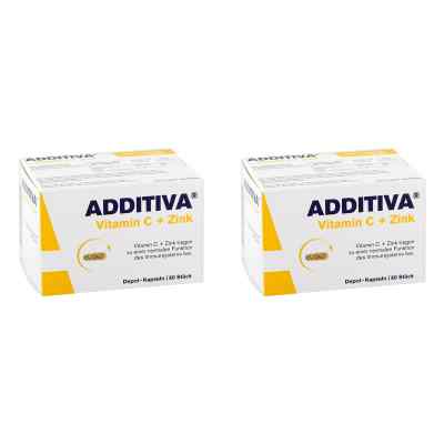 Additiva Vitamin C+Zink Depotkapseln 2x80 stk von Dr.B.Scheffler Nachf. GmbH & Co. KG PZN 08107222