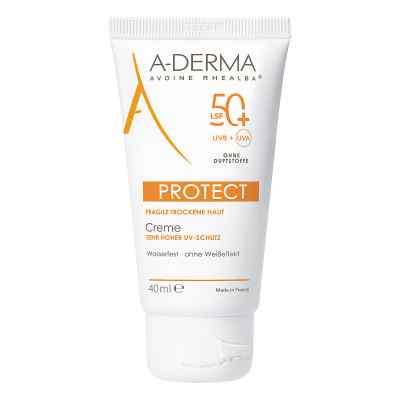 Aderma Protect Creme ohne Duftstoffe Lsf 50+ 40 ml von PIERRE FABRE DERMO KOSMETIK GmbH PZN 15239391
