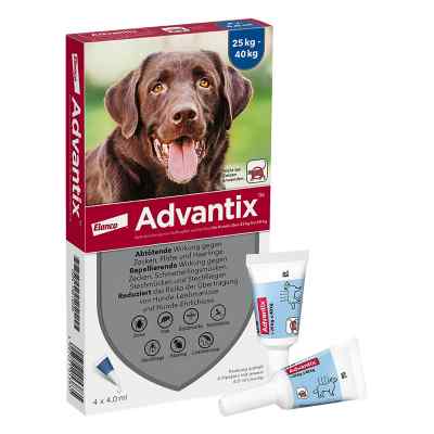 Advantix Spot-On für Hunde 25 - 40 kg 4X4.0 ml von Elanco Deutschland GmbH PZN 13814299