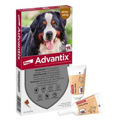 Advantix Spot-on Lösung zum Auftr.a.d.H.f.Hund 40-60 kg 4X6.0 ml von Elanco Deutschland GmbH PZN 14018400