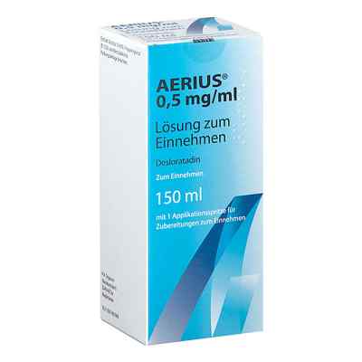 Aerius 0,5 Mg/ml Lösung Zum Einnehmen 150 ml von Pharma Gerke Arzneimittelvertrie PZN 17549032