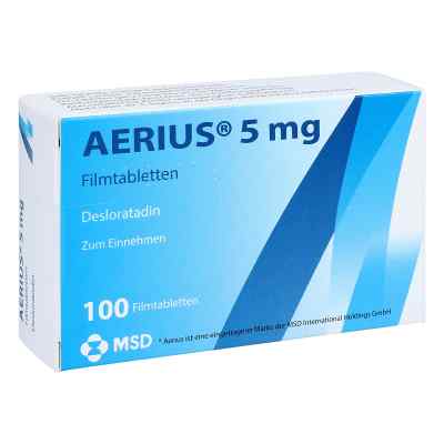 Aerius 5 mg Filmtabletten 100 stk von Docpharm GmbH PZN 15634176