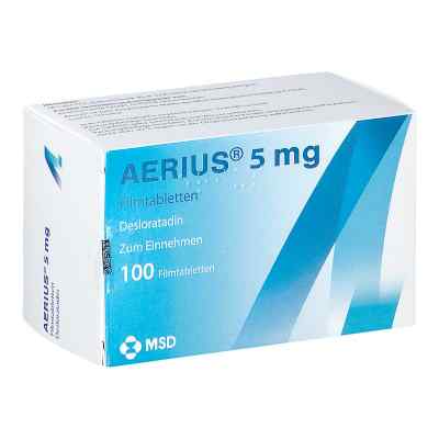 AERIUS 5mg 100 stk von Pharma Gerke Arzneimittelvertrie PZN 05124534