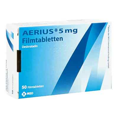 AERIUS 5mg 50 stk von EMRA-MED Arzneimittel GmbH PZN 03932885