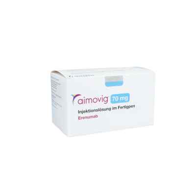 Aimovig 70 mg Injektionslösung in einem Fertigpen 3X1 stk von NOVARTIS Pharma GmbH PZN 14292176