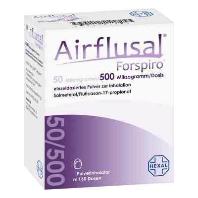 Airflusal Forspiro 50 Mikrogrammg/500 Mikrogramm/Dosis 3 stk von Hexal AG PZN 09121863