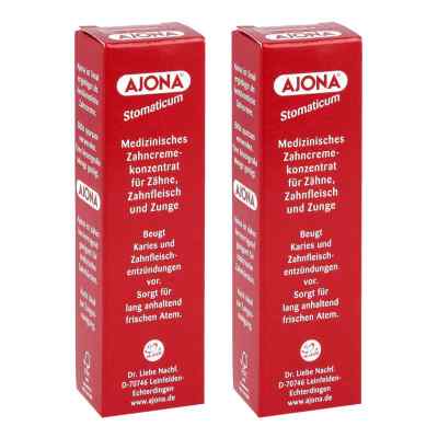 Ajona Stomaticum Zahncreme 2x25 ml von Dr.Rudolf Liebe Nachf.GmbH & Co.KG PZN 08105864
