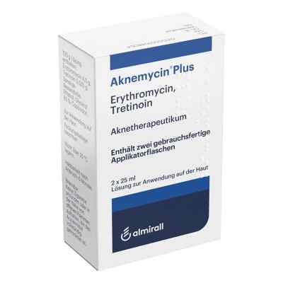 Aknemycin Plus Lösung 2X25 ml von ALMIRALL HERMAL GmbH PZN 00104805