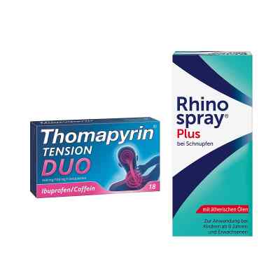 Aktionspaket - Thomapyrin TENSION DUO und Rhinospray Plus 1 Pck von A. Nattermann & Cie GmbH PZN 08101578