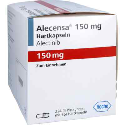 Alecensa 150 mg Hartkapseln 224 stk von Roche Pharma AG PZN 11287648