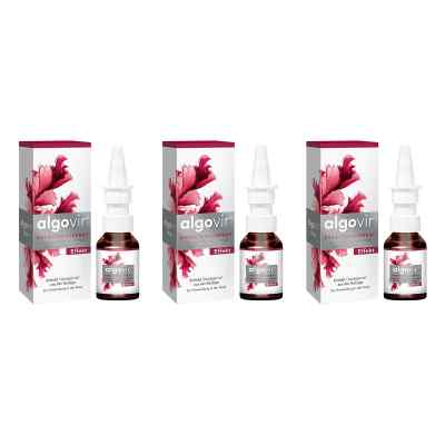 Algovir Effekt Erkältungsspray mit Carragelose aus der Rotalge 3x20 ml von HERMES Arzneimittel GmbH PZN 08104510