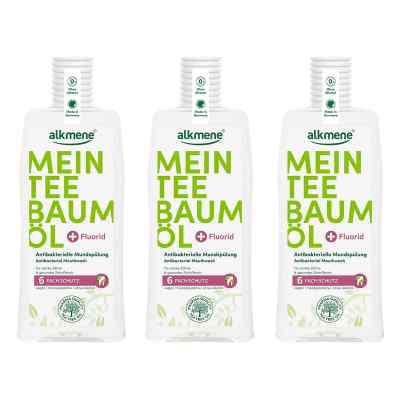 Alkmene Mein Teebaumöl Antibakterielle Mundspülung 3x500 ml von Schröder Cosmetics GmbH & Co. KG PZN 08105167