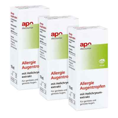 Allergie Augentropfen mit Helichrysumextrakt von apodiscounter 3x10 ml von apo.com Group GmbH PZN 08102212
