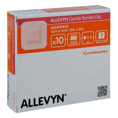 Allevyn Gentle Border Lite 5x5 cm Schaumverb. 10 stk von Smith & Nephew GmbH PZN 09431196