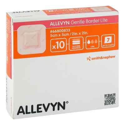 Allevyn Gentle Border Lite 5x5 cm Schaumverb. 10 stk von ACA Müller/ADAG Pharma AG PZN 10274922