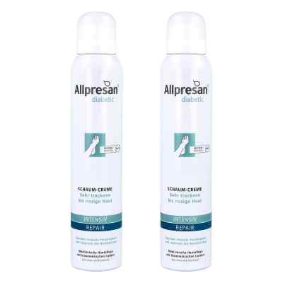 Allpresan Diabetic Schaum-Creme INTENSIV + REPAIR mit Urea 2x200 ml von Neubourg Skin Care GmbH PZN 08104899