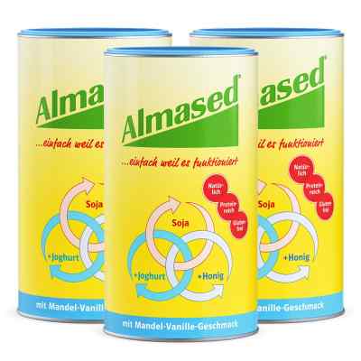 Almased Mandel-Vanille-Geschmack 3x500 g von Almased Wellness GmbH PZN 08101531