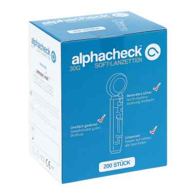 Alphacheck soft Lanzetten 30 G 200 stk von Berger Med GmbH PZN 11236332