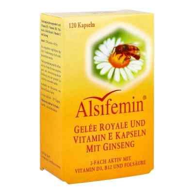 Alsifemin Gelee Royal+Vit.E mit Ginseng Kapseln 120 stk von Alsitan GmbH PZN 02201292