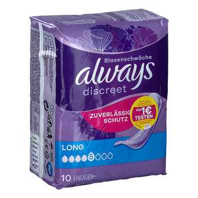 Always discreet Inkontinenz Binden long 10 stk von Halajot Einkaufs OHG PZN 11642782