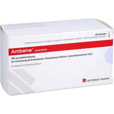 Ambene Parenteral Ampullen 50 stk von Recordati Pharma GmbH PZN 06606531