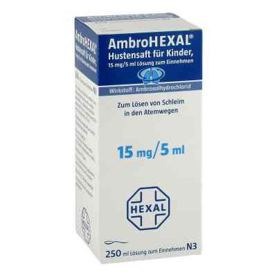 AmbroHEXAL Hustensaft für Kinder 15mg/5ml 250 ml von Hexal AG PZN 03692398