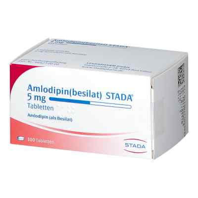 Amlodipin(besilat) STADA 5mg 100 stk von STADAPHARM GmbH PZN 11105593