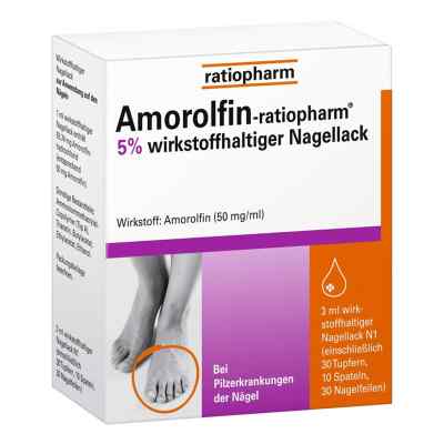 Amorolfin ratiopharm 5% - bei Nagelpilz 5 ml von ratiopharm GmbH PZN 09199196