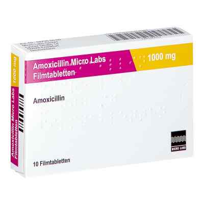 Amoxicillin Micro Labs 1000mg 10 stk von Micro Labs GmbH PZN 12725317