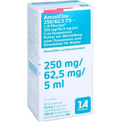 AmoxiClav 250/62,5mg TS-1A Pharma 100 ml von 1 A Pharma GmbH PZN 06312031