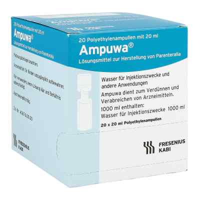 Ampuwa Plastikampullen Injektions-/infusionslsg. 20X20 ml von Fresenius Kabi Deutschland GmbH PZN 03655641