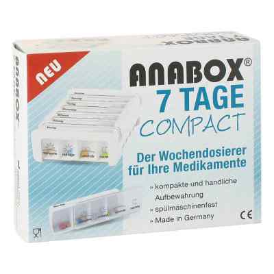 Anabox 7 Tage Compact Wochendosierer weiss 1 stk von WEPA Apothekenbedarf GmbH & Co K PZN 12587743