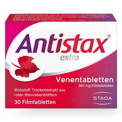 Antistax extra Venentabletten bei Venenleiden & Venenschwäche 30 stk von STADA Consumer Health Deutschland GmbH PZN 00002312