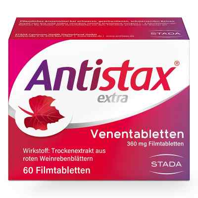 Antistax extra Venentabletten bei Venenleiden & Venenschwäche 60 stk von STADA Consumer Health Deutschland GmbH PZN 00002335