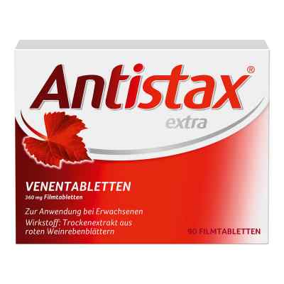 Antistax extra Venentabletten bei Venenschwäche 90 stk von A. Nattermann & Cie GmbH PZN 05954715