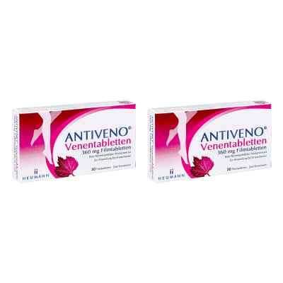 Antiveno Venentabletten 360 mg Filmtabletten 2x30 stk von HEUMANN PHARMA GmbH & Co. Generica KG PZN 08105396