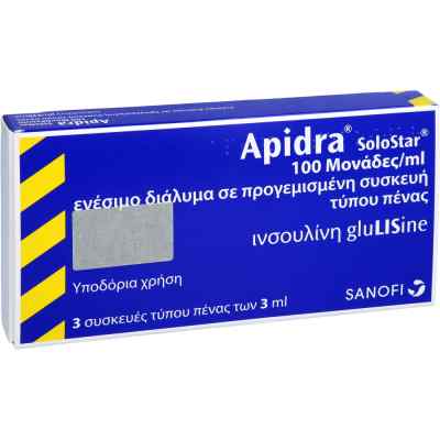 Apidra 100 Einheiten/ml SoloStar Fertigpen