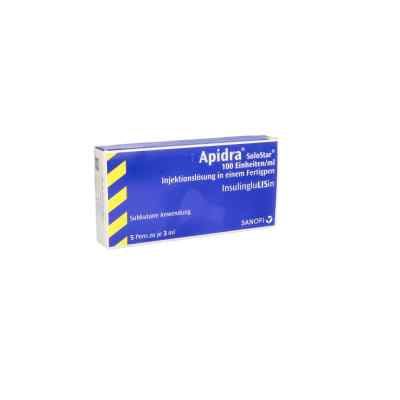Apidra 100 Einheiten/ml SoloStar Fertigpen 5X3 ml von Sanofi-Aventis Deutschland GmbH PZN 05387682
