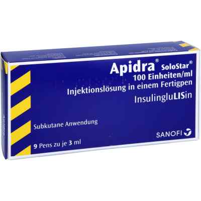 Apidra 100 Einheiten/ml SoloStar Fertigpen