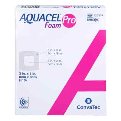 Aquacel Foam Pro 8x8 Cm Hydrofiber Schaumverband 10 stk von B2B Medical GmbH PZN 17934089