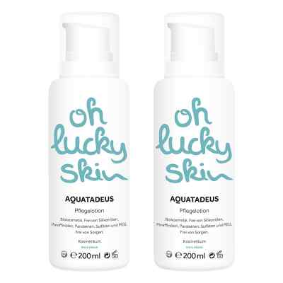 Aquatadeus Pflegelotion Oh Lucky Skin 2x200 ml von Vitrasan GmbH PZN 08105450