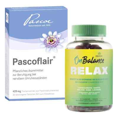 Aquilea Onbalance Relax Gummies + Pascoflair Passionsblume Table 1 Set von  PZN 08107418