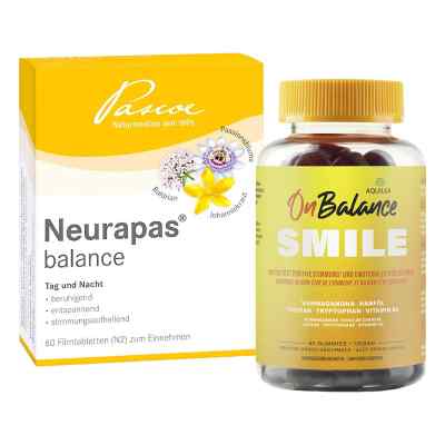 Aquilea Onbalance Smile Gummies + Neurapas Balance Filmtabletten 1 Set von  PZN 08107421
