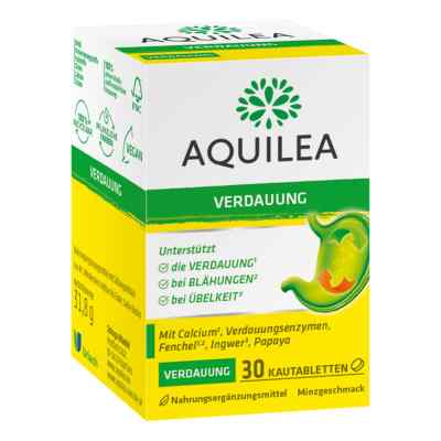 Aquilea Verdauung Kautabletten 30 stk von Uriach Germany GmbH PZN 18167172