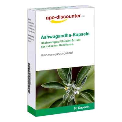 Ashwagandha Kapseln 500mg , indischer Ginseng 60 stk von apo.com Group GmbH PZN 17174477