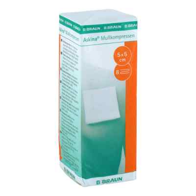 Askina Mullkompressen 5x5 cm 100 stk von B. Braun Melsungen AG PZN 06874510