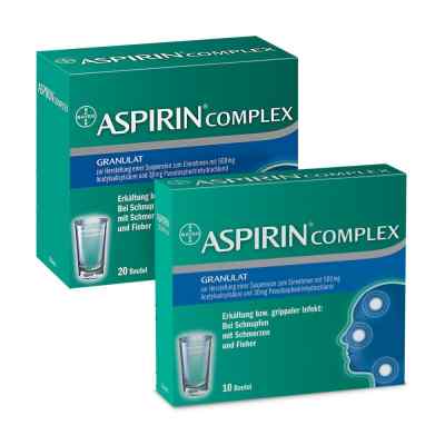 Aspirin Complex Granulat Sparpaket 20+10 stk von Bayer Vital GmbH PZN 08010002