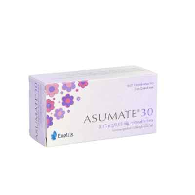 Asumate 30 0,15 mg/0,03 mg Filmtabletten 6X21 stk von Exeltis Germany GmbH PZN 09315461
